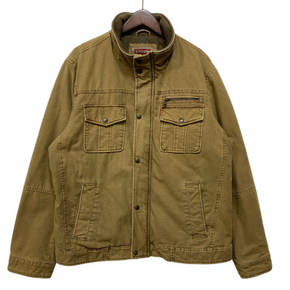 【中古品】【メンズ】 Levi's リーバイス QUILTING LINER MILITARY BLOUSON LM7CC046 キルティングライナー ミリタリーブルゾン ジャケット 146-260729-as-15-izu サイズ：L カラー：ブラウン 万代Net店