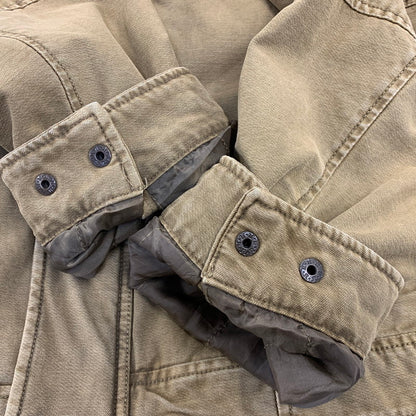 【中古品】【メンズ】 Levi's リーバイス QUILTING LINER MILITARY BLOUSON LM7CC046 キルティングライナー ミリタリーブルゾン ジャケット 146-260729-as-15-izu サイズ：L カラー：ブラウン 万代Net店