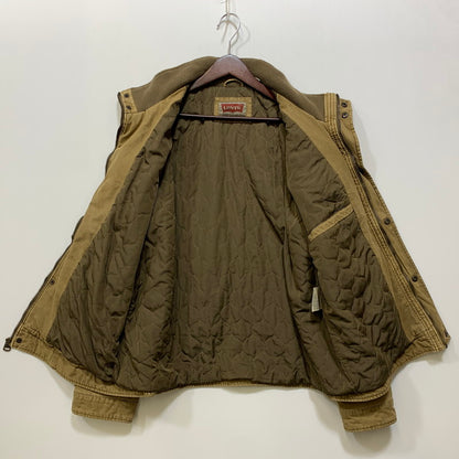 【中古品】【メンズ】 Levi's リーバイス QUILTING LINER MILITARY BLOUSON LM7CC046 キルティングライナー ミリタリーブルゾン ジャケット 146-260729-as-15-izu サイズ：L カラー：ブラウン 万代Net店