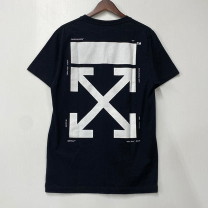 【中古品】【メンズ】 OFF-WHITE オフホワイト OMAA027R19185003 19SS KISS SS SLIM TEE キス ショートスリーブ スリム Tシャツ トップス 半袖 142-260706-cs-05-izu サイズ：M カラー：ブラック 万代Net店