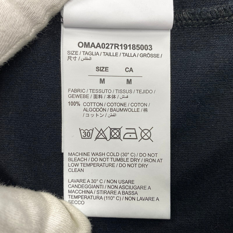 【中古品】【メンズ】 OFF-WHITE オフホワイト OMAA027R19185003 19SS KISS SS SLIM TEE キス ショートスリーブ スリム Tシャツ トップス 半袖 142-260706-cs-05-izu サイズ：M カラー：ブラック 万代Net店
