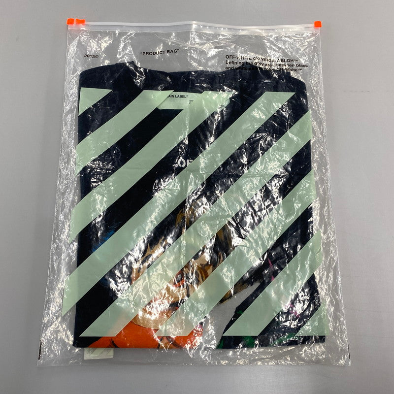 【中古品】【メンズ】 OFF-WHITE オフホワイト OMAA027R19185003 19SS KISS SS SLIM TEE キス ショートスリーブ スリム Tシャツ トップス 半袖 142-260706-cs-05-izu サイズ：M カラー：ブラック 万代Net店