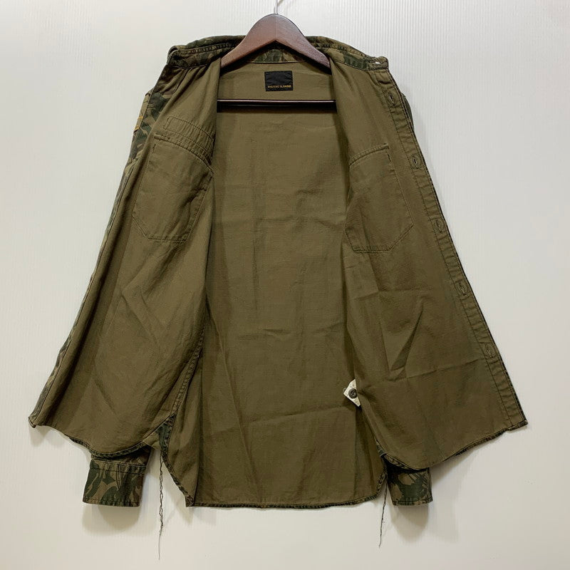 【中古品】【メンズ】 HYSTERIC GLAMOUR ヒステリックグラマー 0213AH08 LS MILITARY SHIRT ロングスリーブ ミリタリー シャツ トップス 長袖 140-260710-cs-13-izu サイズ：M カラー：マルチ 万代Net店