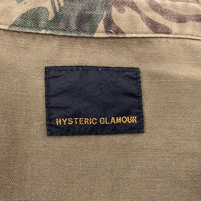 【中古品】【メンズ】 HYSTERIC GLAMOUR ヒステリックグラマー 0213AH08 LS MILITARY SHIRT ロングスリーブ ミリタリー シャツ トップス 長袖 140-260710-cs-13-izu サイズ：M カラー：マルチ 万代Net店