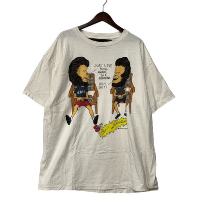 【中古品】【メンズ】 SAINT MICHAEL×A BATHING APE セントマイケル×アベイシングエイプ SM-S23-0000-110 001CSJ221901C 23SS AP-SS TEE ショートスリーブ Tシャツ トップス 半袖 142-260706-cs-04-izu サイズ：XXL カラー：ホワイト 万代Net店