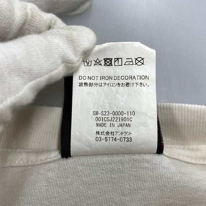 【中古品】【メンズ】 SAINT MICHAEL×A BATHING APE セントマイケル×アベイシングエイプ SM-S23-0000-110 001CSJ221901C 23SS AP-SS TEE ショートスリーブ Tシャツ トップス 半袖 142-260706-cs-04-izu サイズ：XXL カラー：ホワイト 万代Net店