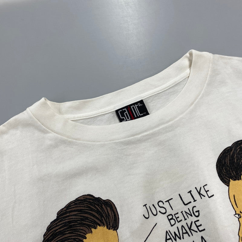 【中古品】【メンズ】 SAINT MICHAEL×A BATHING APE セントマイケル×アベイシングエイプ SM-S23-0000-110 001CSJ221901C 23SS AP-SS TEE ショートスリーブ Tシャツ トップス 半袖 142-260706-cs-04-izu サイズ：XXL カラー：ホワイト 万代Net店