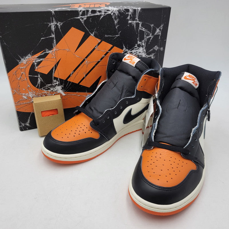 【中古美品】【メンズ】 NIKE ナイキ AIR JORDAN 1 RETRO HIGH OG "SHATTERED BACKBOARD" (2025) DZ5485-008 エアジョーダン 1 レトロ ハイ OG スニーカー シューズ 靴 160-260706-ay-04-izu サイズ：28cm カラー：BLACK/BLACK-SAIL STARFISH 万代Net店