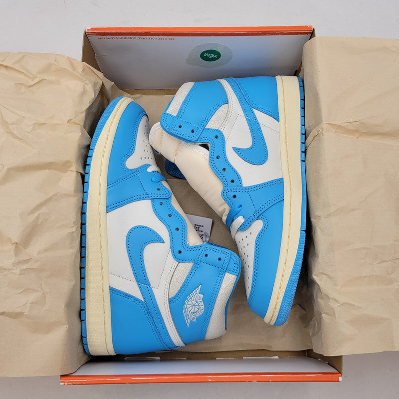 【中古美品】【メンズ】 NIKE ナイキ AIR JORDAN 1 RETRO HIGH OG "UNC REIMAGINED" DZ5485-402 エアジョーダン 1 レトロ ハイ OG スニーカー シューズ 靴 160-260706-ay-05-izu サイズ：26.5cm カラー：DK POWDER BLUE/DK POWDER BLUE 万代Net店