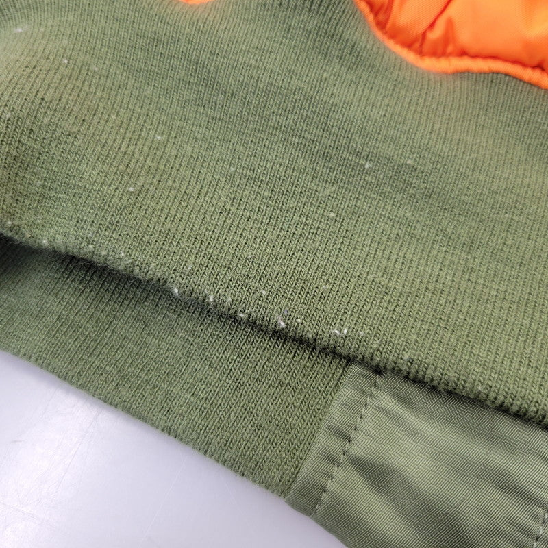 【中古品】【メンズ】 ALPHA INDUSTRIES アルファ インダストリーズ 2000-403 MA-1 FLIGHT JACKET フライト ジャケット アウター 145-260705-ya-03-izu サイズ：S カラー：カーキ×オレンジ 万代Net店