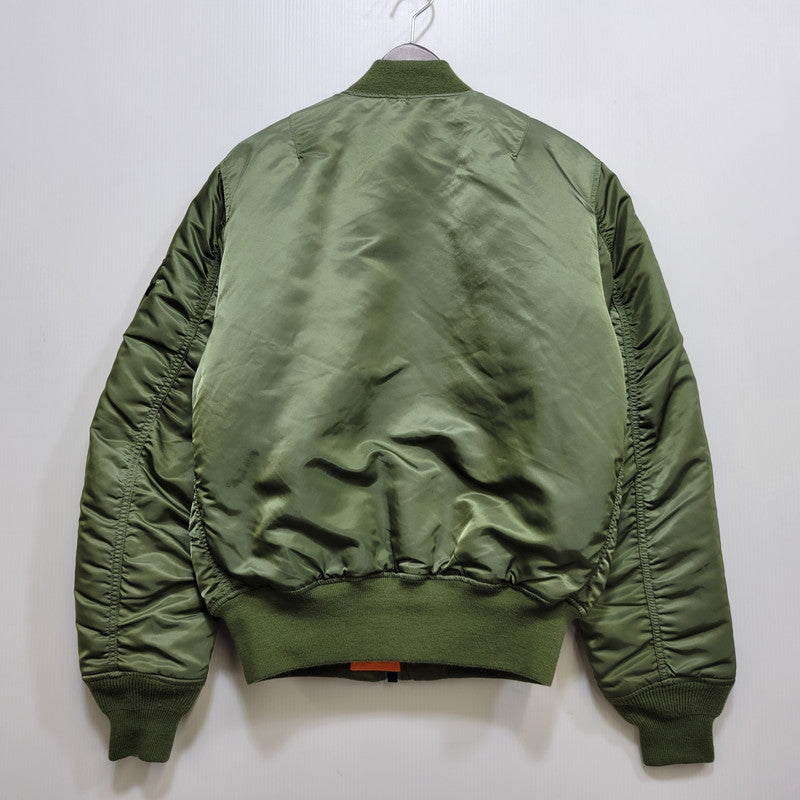 【中古品】【メンズ】 ALPHA INDUSTRIES アルファ インダストリーズ 2000-403 MA-1 FLIGHT JACKET フライト ジャケット アウター 145-260705-ya-03-izu サイズ：S カラー：カーキ×オレンジ 万代Net店