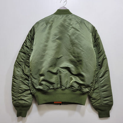 【中古品】【メンズ】 ALPHA INDUSTRIES アルファ インダストリーズ 2000-403 MA-1 FLIGHT JACKET フライト ジャケット アウター 145-260705-ya-03-izu サイズ：S カラー：カーキ×オレンジ 万代Net店