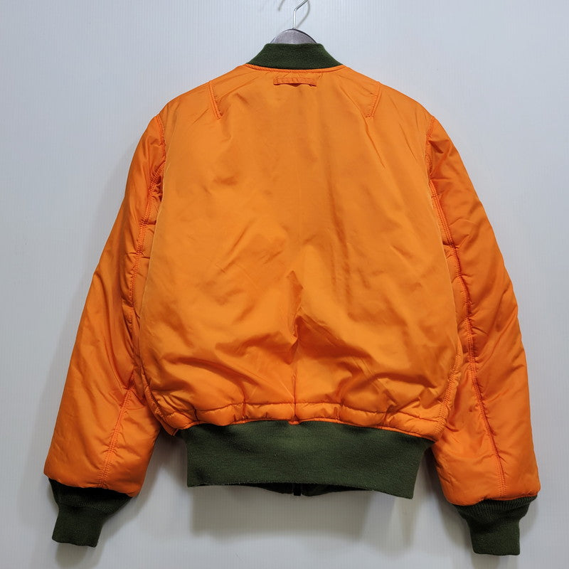 【中古品】【メンズ】 ALPHA INDUSTRIES アルファ インダストリーズ 2000-403 MA-1 FLIGHT JACKET フライト ジャケット アウター 145-260705-ya-03-izu サイズ：S カラー：カーキ×オレンジ 万代Net店