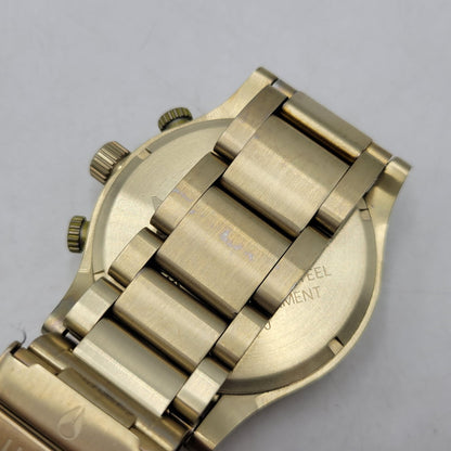【中古品】【メンズ/レディース】 NIXON ニクソン 300M STAINLESS STEEL JAPAN MOVEMENT THE 51-30 CHRONO ステンレススチール クロノ 腕時計 197-260708-as-20-izu カラー：ゴールド 万代Net店