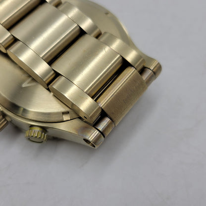 【中古品】【メンズ/レディース】 NIXON ニクソン 300M STAINLESS STEEL JAPAN MOVEMENT THE 51-30 CHRONO ステンレススチール クロノ 腕時計 197-260708-as-20-izu カラー：ゴールド 万代Net店