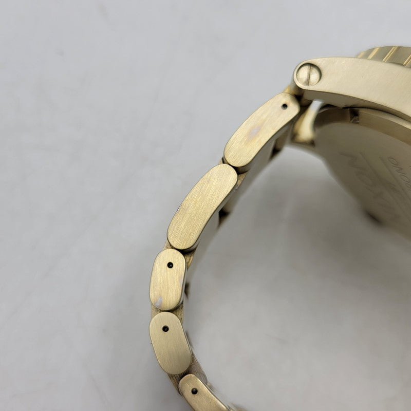 【中古品】【メンズ/レディース】 NIXON ニクソン 300M STAINLESS STEEL JAPAN MOVEMENT THE 51-30 CHRONO ステンレススチール クロノ 腕時計 197-260708-as-20-izu カラー：ゴールド 万代Net店