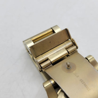 【中古品】【メンズ/レディース】 NIXON ニクソン 300M STAINLESS STEEL JAPAN MOVEMENT THE 51-30 CHRONO ステンレススチール クロノ 腕時計 197-260708-as-20-izu カラー：ゴールド 万代Net店