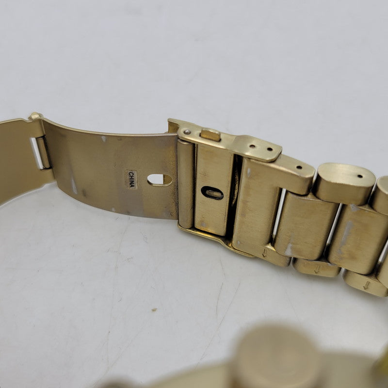 【中古品】【メンズ/レディース】 NIXON ニクソン 300M STAINLESS STEEL JAPAN MOVEMENT THE 51-30 CHRONO ステンレススチール クロノ 腕時計 197-260708-as-20-izu カラー：ゴールド 万代Net店
