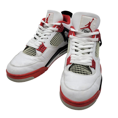 【中古品】【メンズ】 NIKE ナイキ AIR JORDAN 4 RETRO OG "FIRE RED" (2020) DC7770-160 エアジョーダン 4 レトロ OG スニーカー シューズ 靴 160-260706-ay-01-izu サイズ：30cm カラー：WHITE/BLACK-TECH GREY-FIRE RED 万代Net店