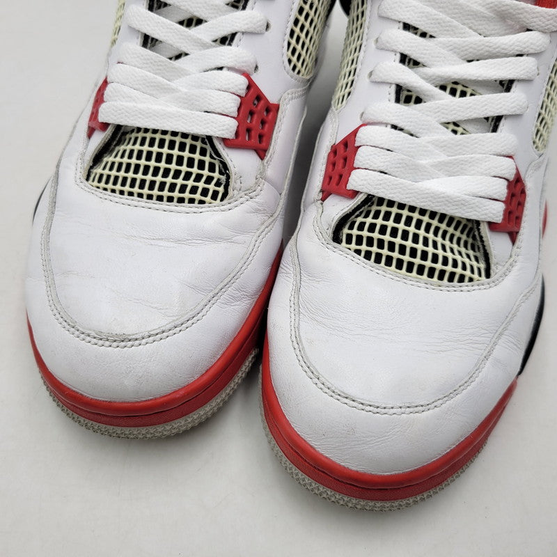 【中古品】【メンズ】 NIKE ナイキ AIR JORDAN 4 RETRO OG "FIRE RED" (2020) DC7770-160 エアジョーダン 4 レトロ OG スニーカー シューズ 靴 160-260706-ay-01-izu サイズ：30cm カラー：WHITE/BLACK-TECH GREY-FIRE RED 万代Net店