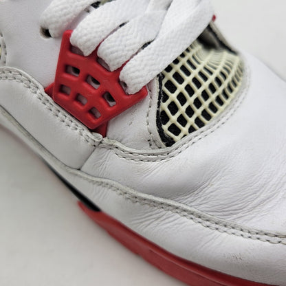 【中古品】【メンズ】 NIKE ナイキ AIR JORDAN 4 RETRO OG "FIRE RED" (2020) DC7770-160 エアジョーダン 4 レトロ OG スニーカー シューズ 靴 160-260706-ay-01-izu サイズ：30cm カラー：WHITE/BLACK-TECH GREY-FIRE RED 万代Net店