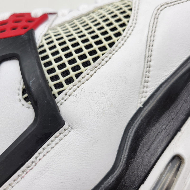 【中古品】【メンズ】 NIKE ナイキ AIR JORDAN 4 RETRO OG "FIRE RED" (2020) DC7770-160 エアジョーダン 4 レトロ OG スニーカー シューズ 靴 160-260706-ay-01-izu サイズ：30cm カラー：WHITE/BLACK-TECH GREY-FIRE RED 万代Net店