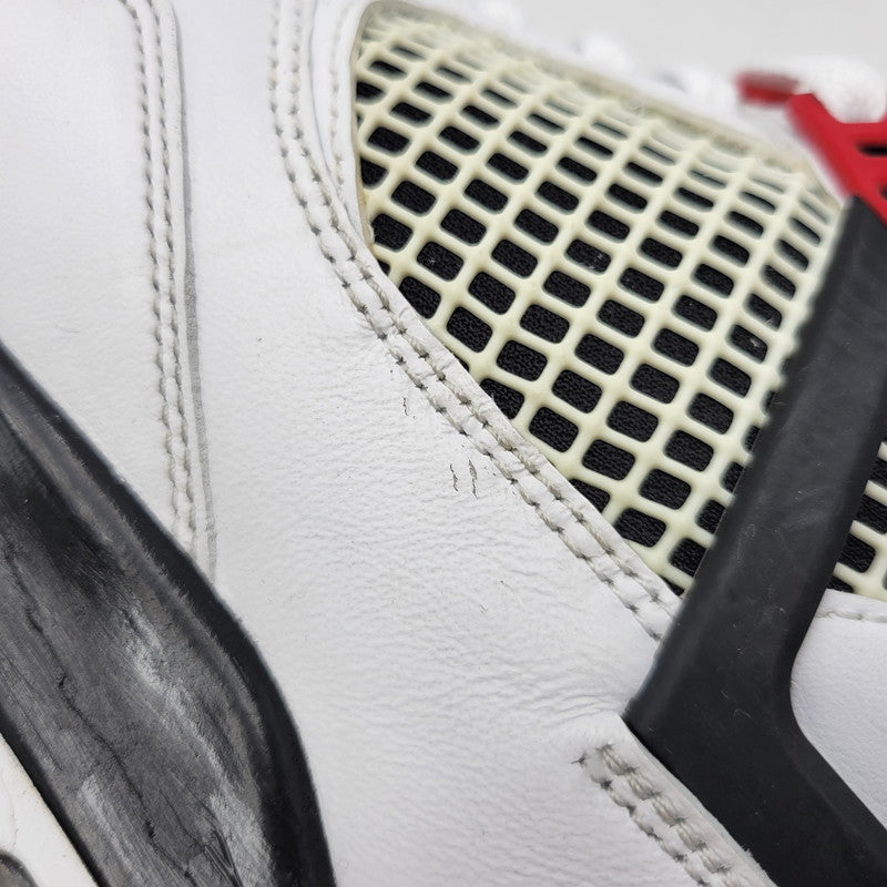【中古品】【メンズ】 NIKE ナイキ AIR JORDAN 4 RETRO OG "FIRE RED" (2020) DC7770-160 エアジョーダン 4 レトロ OG スニーカー シューズ 靴 160-260706-ay-01-izu サイズ：30cm カラー：WHITE/BLACK-TECH GREY-FIRE RED 万代Net店
