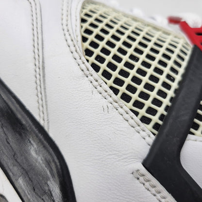 【中古品】【メンズ】 NIKE ナイキ AIR JORDAN 4 RETRO OG "FIRE RED" (2020) DC7770-160 エアジョーダン 4 レトロ OG スニーカー シューズ 靴 160-260706-ay-01-izu サイズ：30cm カラー：WHITE/BLACK-TECH GREY-FIRE RED 万代Net店