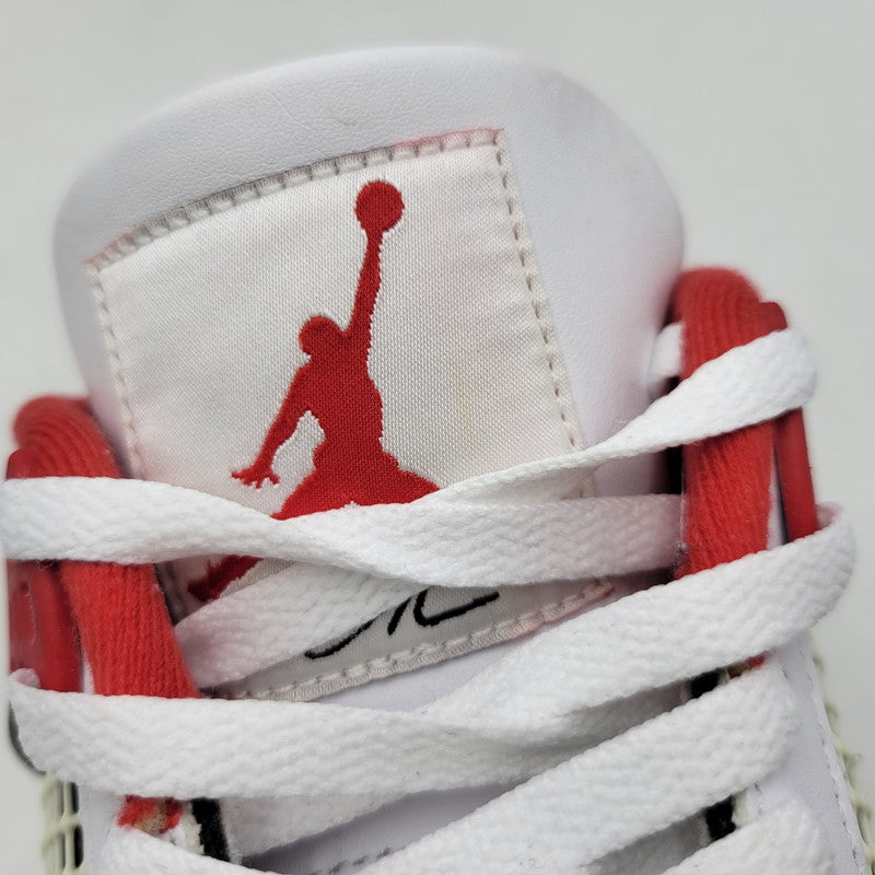【中古品】【メンズ】 NIKE ナイキ AIR JORDAN 4 RETRO OG "FIRE RED" (2020) DC7770-160 エアジョーダン 4 レトロ OG スニーカー シューズ 靴 160-260706-ay-01-izu サイズ：30cm カラー：WHITE/BLACK-TECH GREY-FIRE RED 万代Net店