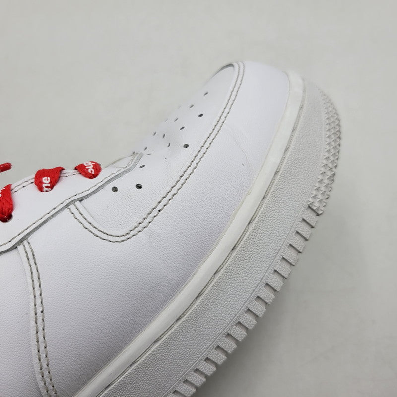 【中古品】【メンズ】 NIKE ナイキ × SUPREME シュプリーム AIR FORCE 1 LOW CU9225-100 エアフォース 1 ロー コラボ スニーカー シューズ 靴 160-260706-ay-07-izu サイズ：30.5cm カラー：WHITE/WHITE 万代Net店