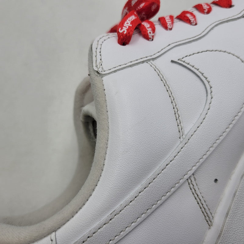 【中古品】【メンズ】 NIKE ナイキ × SUPREME シュプリーム AIR FORCE 1 LOW CU9225-100 エアフォース 1 ロー コラボ スニーカー シューズ 靴 160-260706-ay-07-izu サイズ：30.5cm カラー：WHITE/WHITE 万代Net店