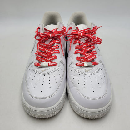 【中古品】【メンズ】 NIKE ナイキ × SUPREME シュプリーム AIR FORCE 1 LOW CU9225-100 エアフォース 1 ロー コラボ スニーカー シューズ 靴 160-260706-ay-07-izu サイズ：30.5cm カラー：WHITE/WHITE 万代Net店