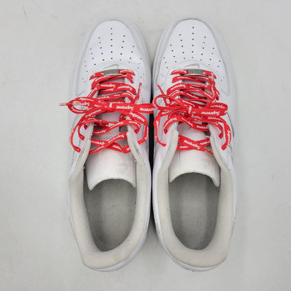 【中古品】【メンズ】 NIKE ナイキ × SUPREME シュプリーム AIR FORCE 1 LOW CU9225-100 エアフォース 1 ロー コラボ スニーカー シューズ 靴 160-260706-ay-07-izu サイズ：30.5cm カラー：WHITE/WHITE 万代Net店