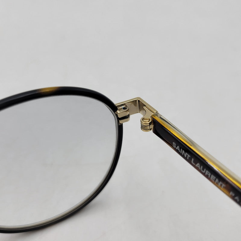 【中古品】【メンズ/レディース】 SAINT LAURENT サンローラン SL125 003 SUNGLASSES サングラス 183-260706-kh-06-izu サイズ：49□22-145 カラー：ブラウン系×ゴールド 万代Net店