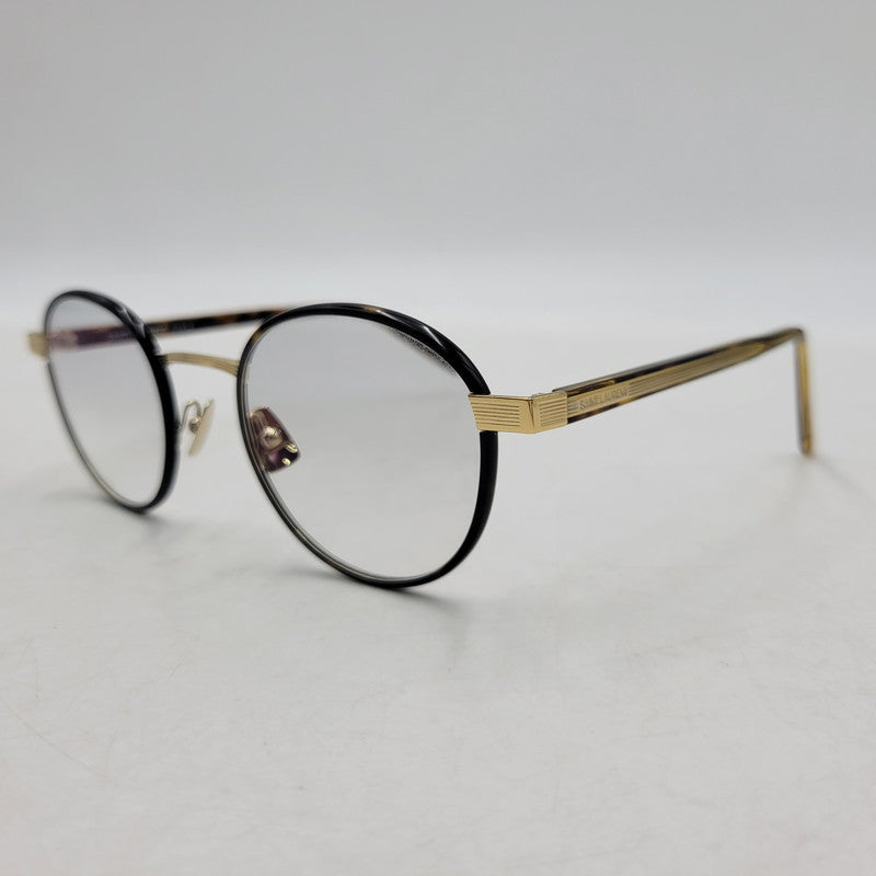 【中古品】【メンズ/レディース】 SAINT LAURENT サンローラン SL125 003 SUNGLASSES サングラス 183-260706-kh-06-izu サイズ：49□22-145 カラー：ブラウン系×ゴールド 万代Net店