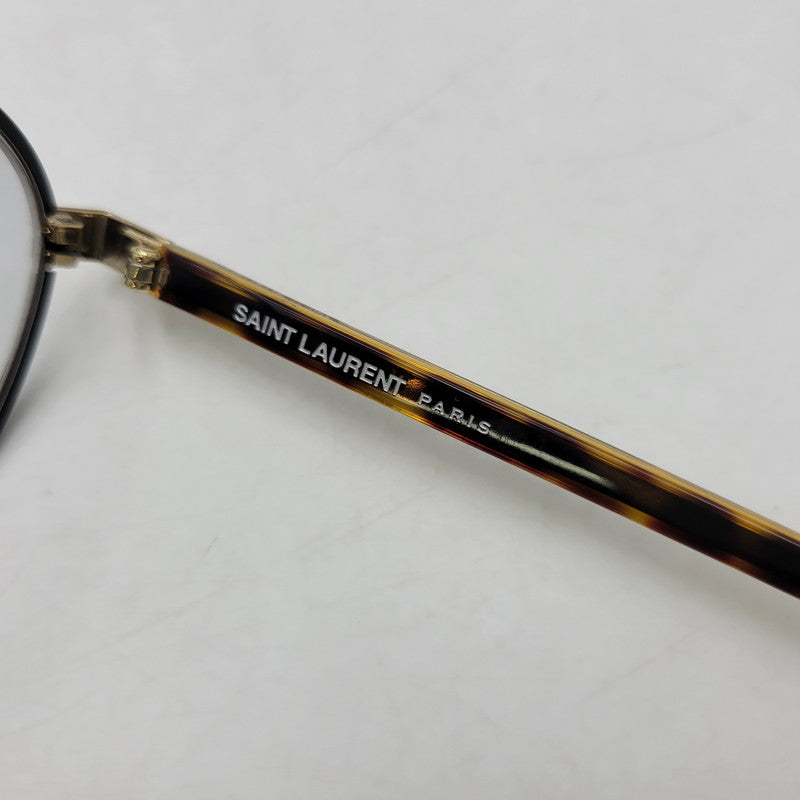 【中古品】【メンズ/レディース】 SAINT LAURENT サンローラン SL125 003 SUNGLASSES サングラス 183-260706-kh-06-izu サイズ：49□22-145 カラー：ブラウン系×ゴールド 万代Net店