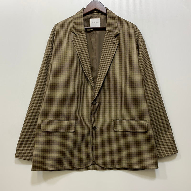 【中古品】【メンズ】 FREAK'S STORE フリークスストア 203-1554 CHECK TAILORED SET-UP チェック テーラード セットアップ 147-260709-kh-09-izu サイズ：M カラー：ブラウン系 万代Net店