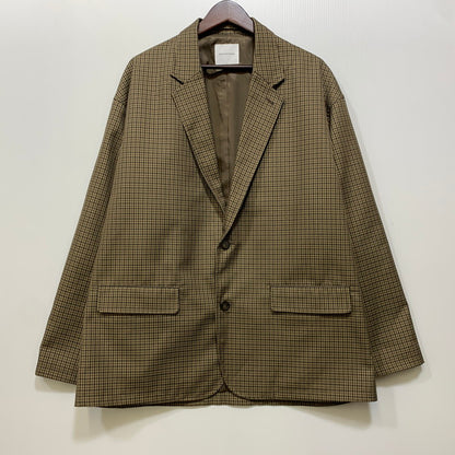 【中古品】【メンズ】 FREAK'S STORE フリークスストア 203-1554 CHECK TAILORED SET-UP チェック テーラード セットアップ 147-260709-kh-09-izu サイズ：M カラー：ブラウン系 万代Net店