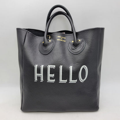 【中古品】【レディース】 YOUNG&OLSEN THE DRYG× FOODS STORE ヤングアンドオルセン ザ ドライグッズストア RAMEWORK フレームワーク 別注ストラップ付きHELLOバッグ カバン 188-260706-kh-07-izu カラー：ブラック 万代Net店