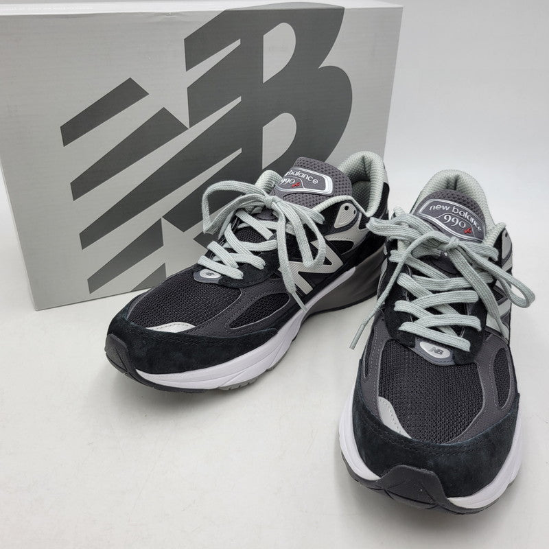 【中古品】【メンズ】 NEW BALANCE ニューバランス 990V6 M990BK6 スニーカー シューズ 靴 162-260706-ay-06-izu サイズ：27.5cm カラー：ブラック 万代Net店