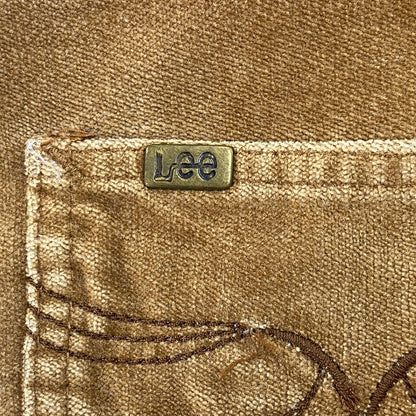 【中古品】【メンズ】 LEE リー 206-5122 USA製 42TALON タロン VELOR BOOT CUT PANTS ベロア ブーツ カット パンツ ズボン ボトムス 157-260712-ya-08-izu サイズ：36L カラー：ベージュ 万代Net店