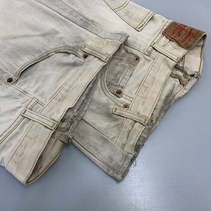 【現状渡し品】【メンズ】 LEVI'S リーバイス REMAKE FLARE PANTS リメイク フレア デニム パンツ ボトムス 157-260709-kh-11-izu カラー：アイボリー系 万代Net店