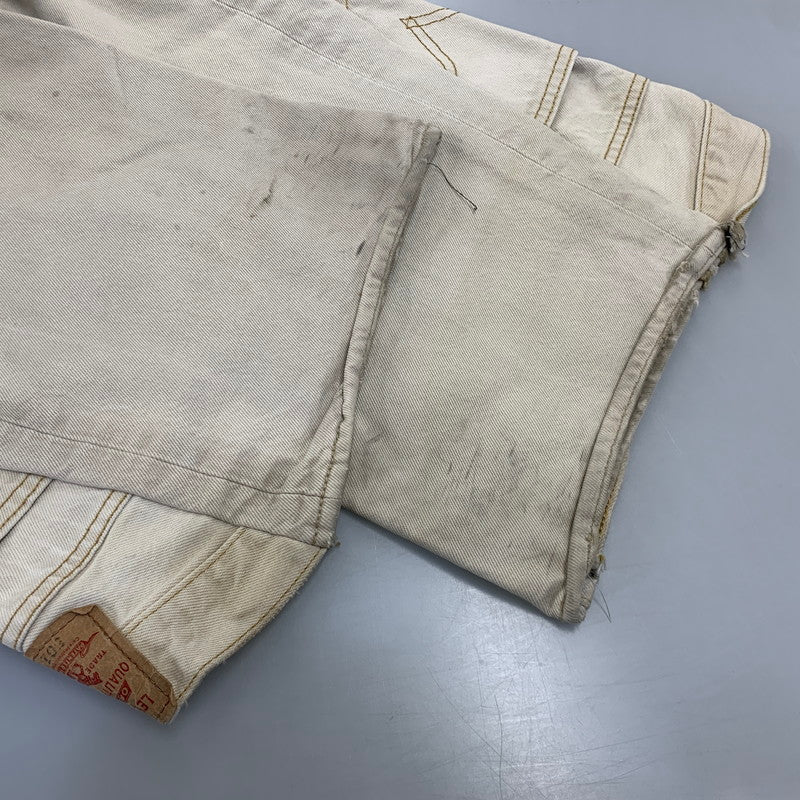 【現状渡し品】【メンズ】 LEVI'S リーバイス REMAKE FLARE PANTS リメイク フレア デニム パンツ ボトムス 157-260709-kh-11-izu カラー：アイボリー系 万代Net店