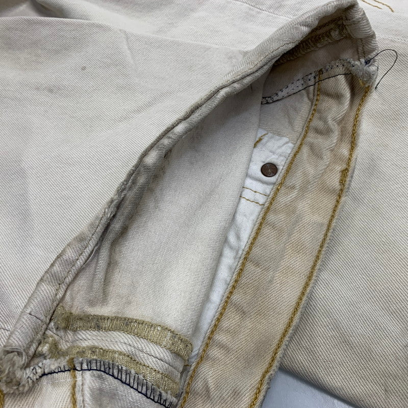 【現状渡し品】【メンズ】 LEVI'S リーバイス REMAKE FLARE PANTS リメイク フレア デニム パンツ ボトムス 157-260709-kh-11-izu カラー：アイボリー系 万代Net店