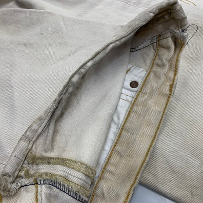 【現状渡し品】【メンズ】 LEVI'S リーバイス REMAKE FLARE PANTS リメイク フレア デニム パンツ ボトムス 157-260709-kh-11-izu カラー：アイボリー系 万代Net店