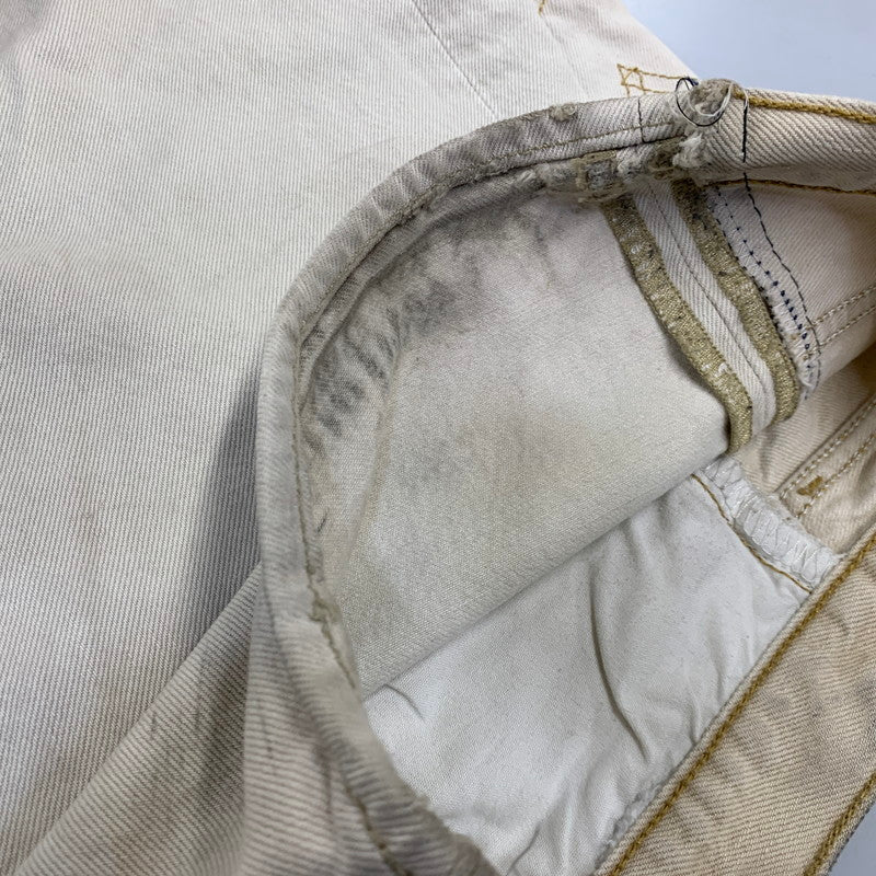 【現状渡し品】【メンズ】 LEVI'S リーバイス REMAKE FLARE PANTS リメイク フレア デニム パンツ ボトムス 157-260709-kh-11-izu カラー：アイボリー系 万代Net店