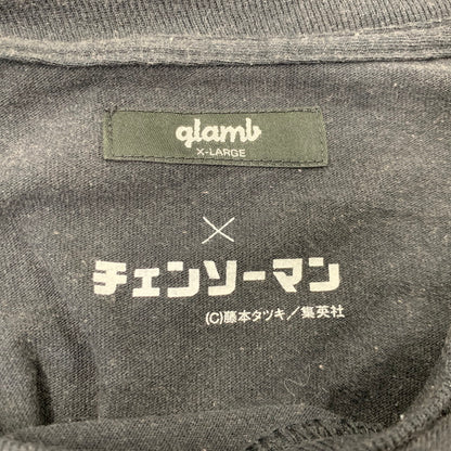 【中古品】【メンズ】 GLAMB グラム × チェンソーマン BOMB DEVIL LONG SLEEVE T ロングスリーブ Tシャツ トップス 長袖 142-260708-yn-08-izu サイズ：XL カラー：ブラック 万代Net店