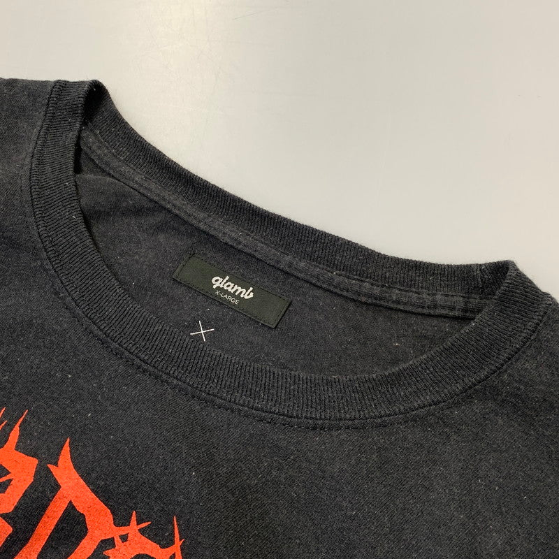 【中古品】【メンズ】 GLAMB グラム × チェンソーマン BOMB DEVIL LONG SLEEVE T ロングスリーブ Tシャツ トップス 長袖 142-260708-yn-08-izu サイズ：XL カラー：ブラック 万代Net店