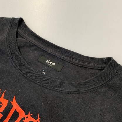 【中古品】【メンズ】 GLAMB グラム × チェンソーマン BOMB DEVIL LONG SLEEVE T ロングスリーブ Tシャツ トップス 長袖 142-260708-yn-08-izu サイズ：XL カラー：ブラック 万代Net店