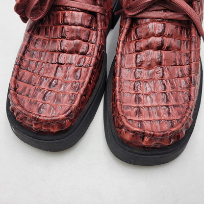 【中古品】【メンズ】 MARTINE ROSE マーティンローズ × CLARKS クラークス 261833307095 WOMEN'S TORVIEW トービュー 靴 164-260706-kh-11-izu サイズ：UK 9.5 カラー：バーガンディー 万代Net店